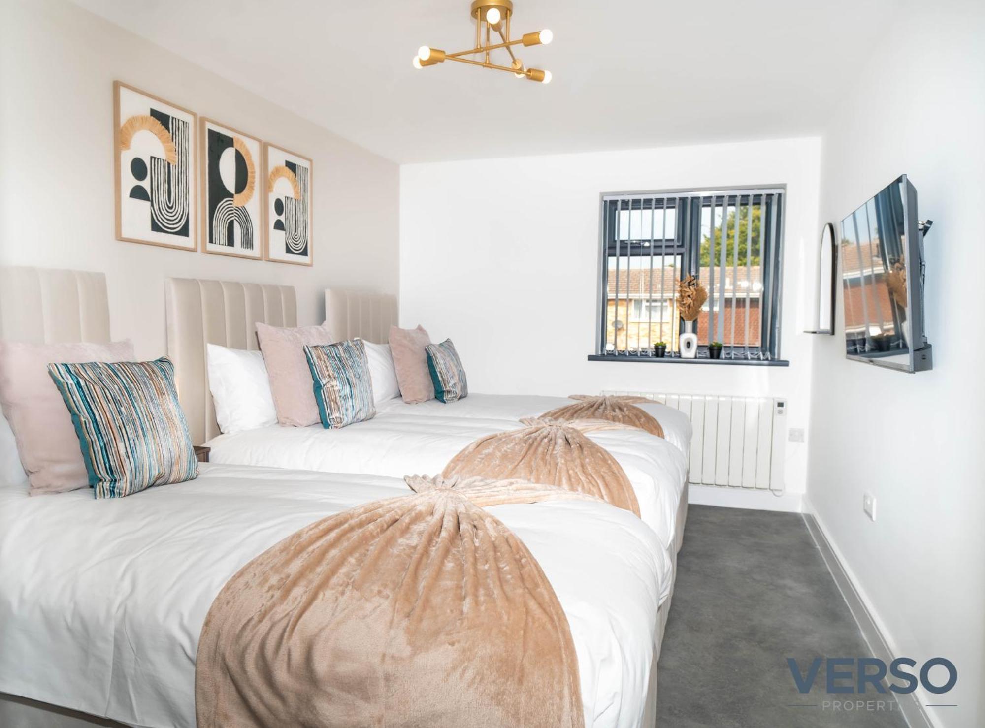 New 5 X Luxury Apartments In Derby, Ideal For Individuals, Couples, Business Or Corporate Guests, Close To Rolls Royce, Donington Park, East Midlands Airport Buitenkant foto